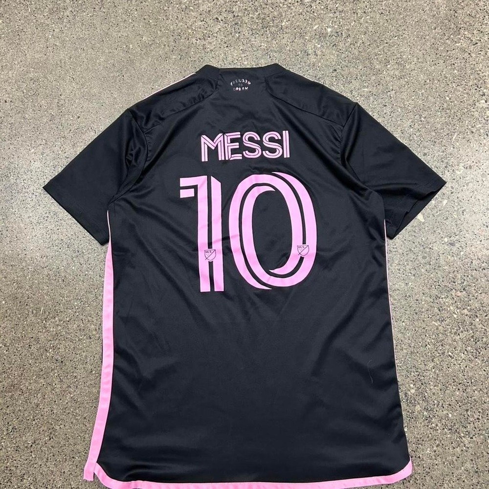 Adidas 2023-24 Lionel Messi Inter Miami Black & Pink Jersey (Size M)